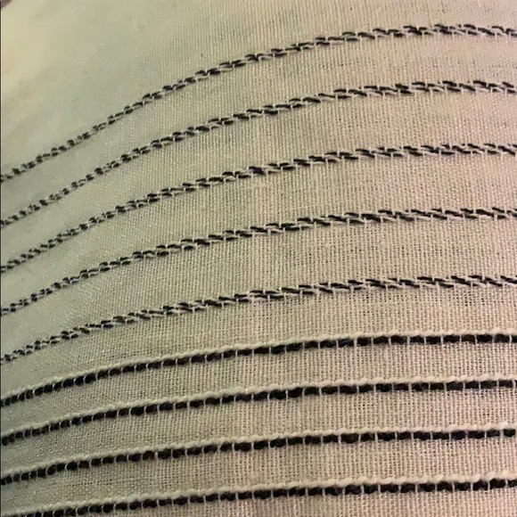 Rag and bone corded strip poncho ivory - Picture 5 of 5